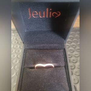 New Jeulia Rose Gold Ring S 925 50